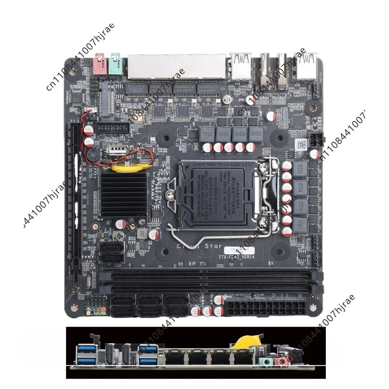 Nas Motherboard 8 Sata Mini Itx - Mini ITX C246 NAS Motherboard LGA1151,