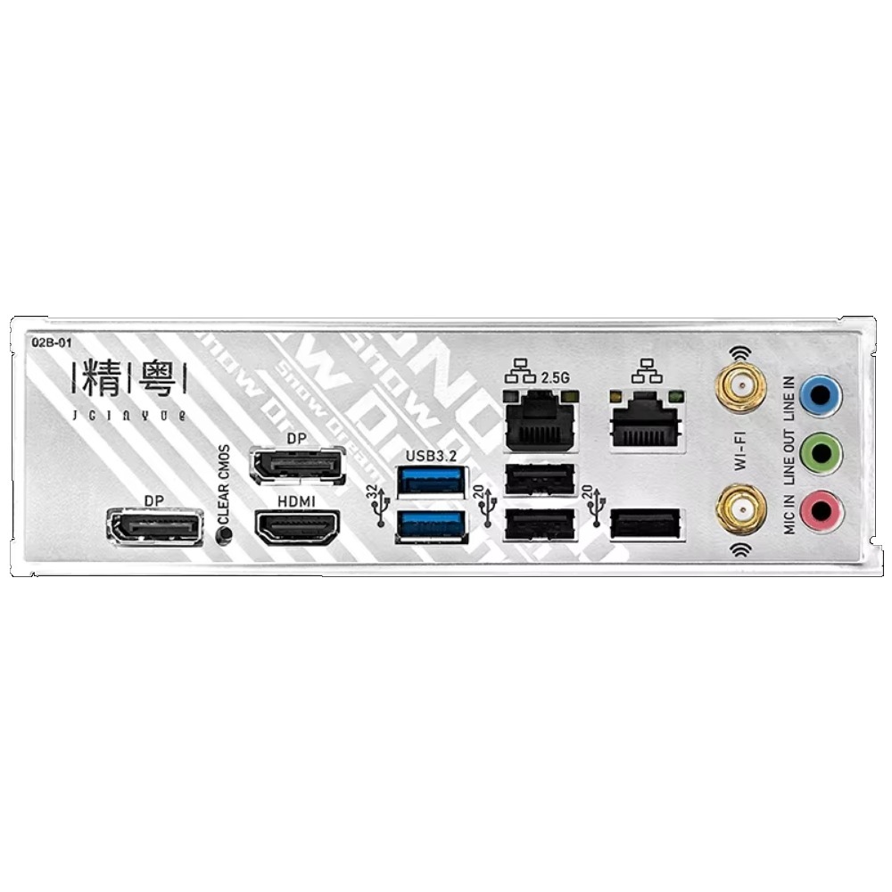 JGINYUE  B760i-Snow Dream  Mot - Lga1700 Itx Motherboard Ddr5 ulasan dan harga