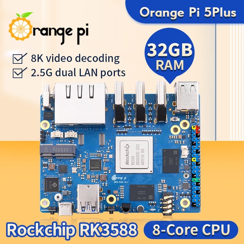 Orange Pi 5 Plus 4 8 16 32GB R - Orange Pi 5 Plus 16Gb ulasan dan harga
