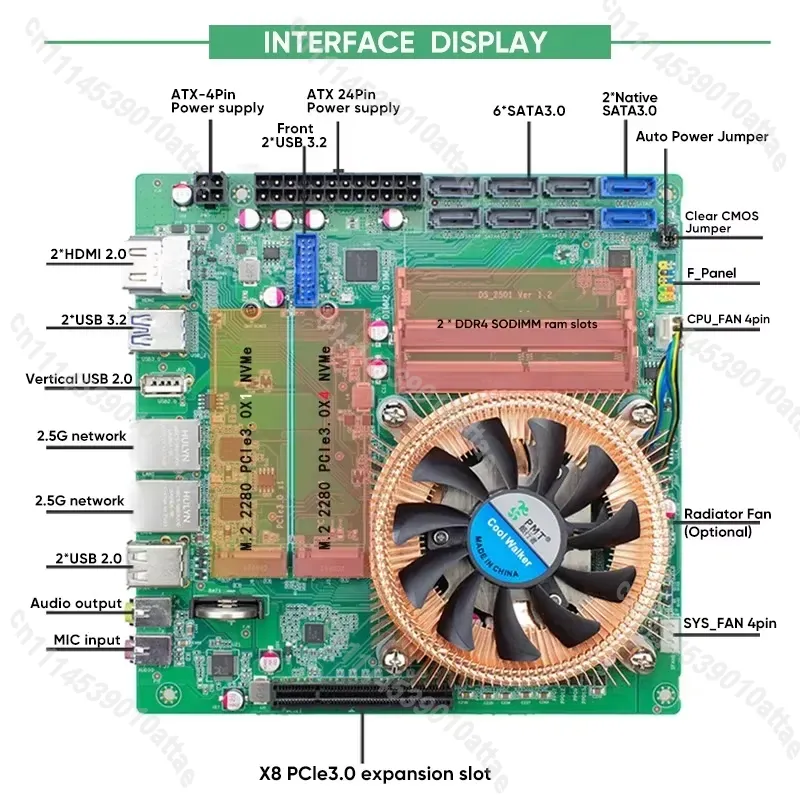 Compatible With Topton AMD Ryz - Nas Motherboard 8 Sata Mini Itx ulasan dan harga